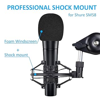 SHURE SM58 ダイナミックマイクとK&Mホルダー SHUREシュア/SM58 ダイナミックマイク ボーカル用 スタンド